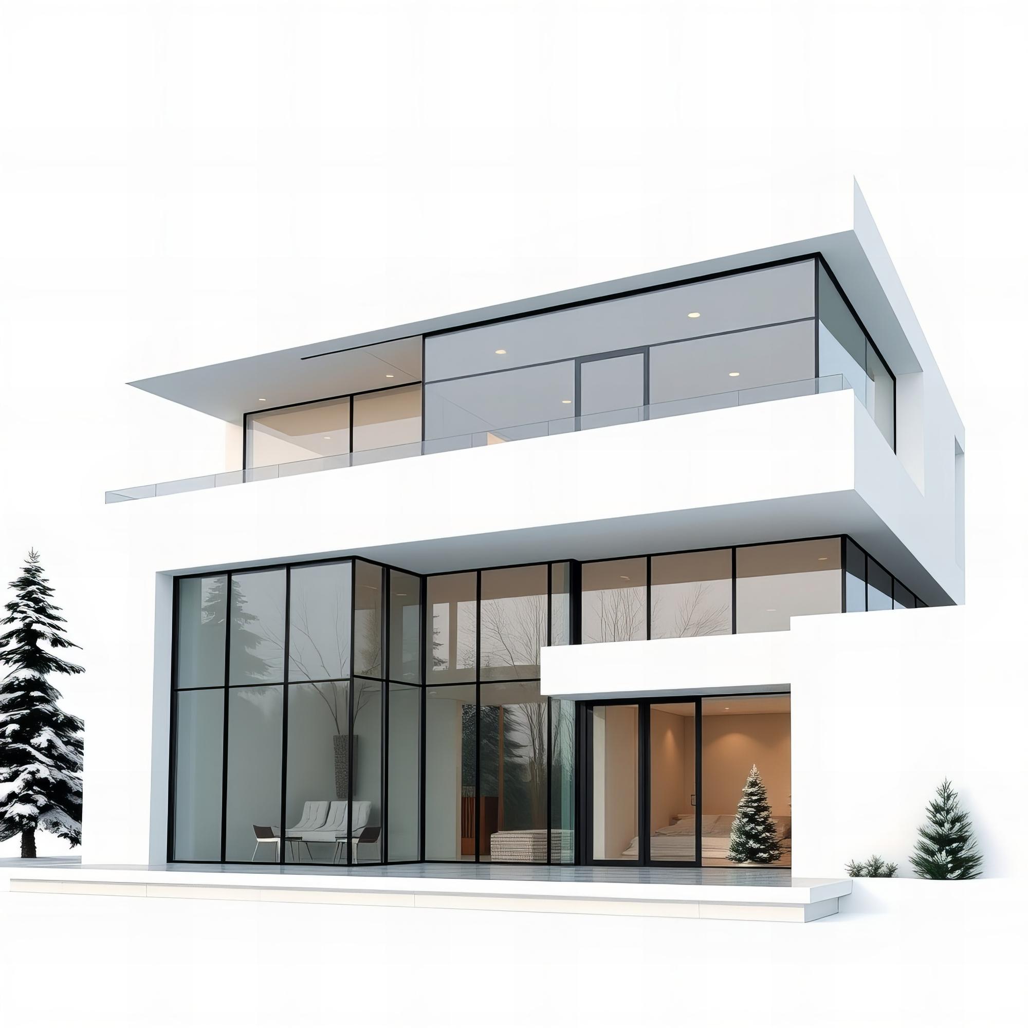 Fotografie elegantă de exterior a unei proprietăți premium